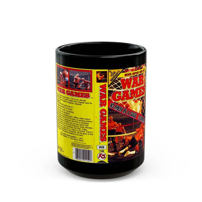 WAR GAMES (VHS COVER) - Black Coffee Mug 15oz - Go Mug Yourself