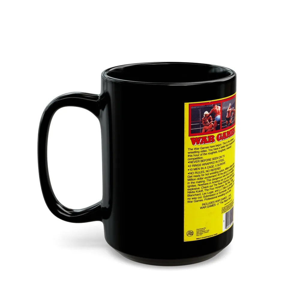 WAR GAMES (VHS COVER) - Black Coffee Mug-Go Mug Yourself