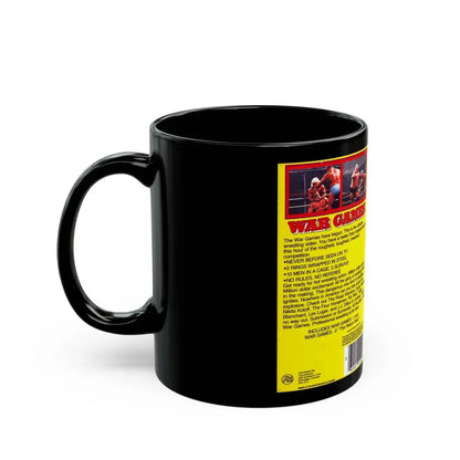WAR GAMES (VHS COVER) - Black Coffee Mug - Go Mug Yourself