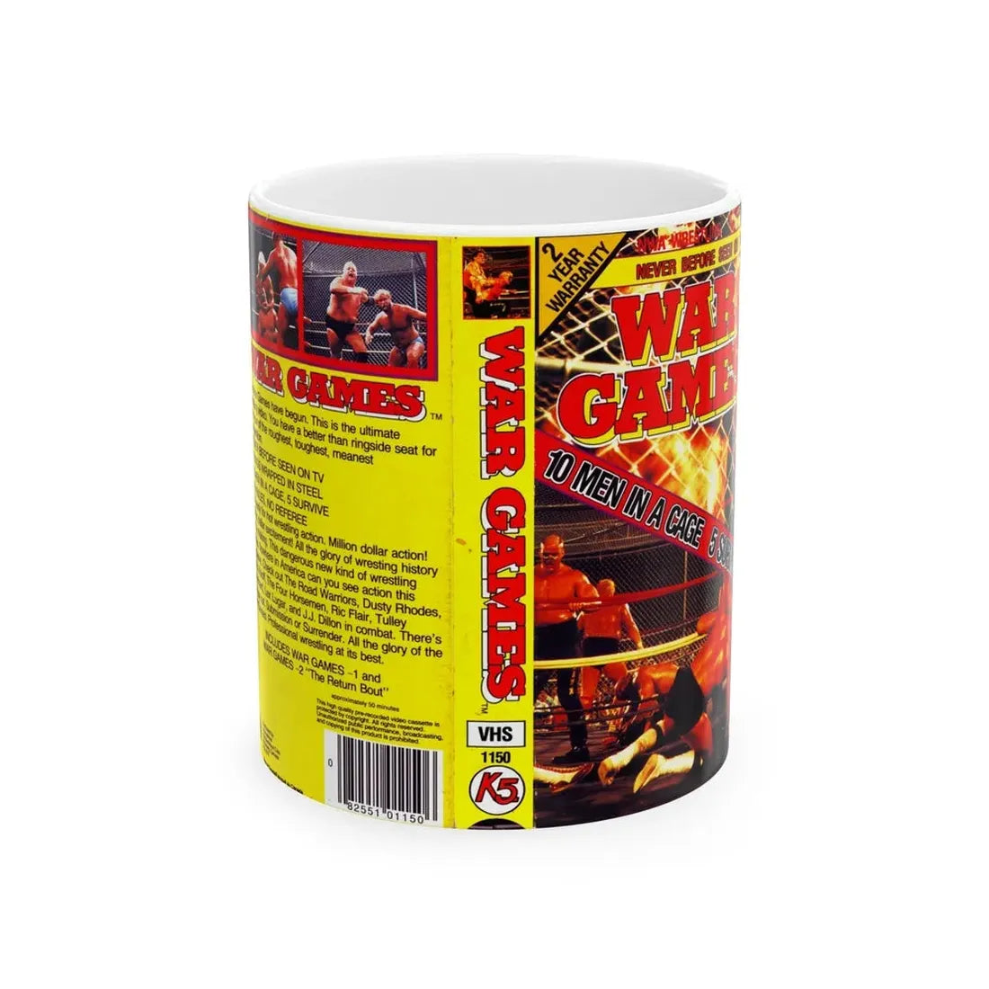 WAR GAMES (VHS COVER) - White Coffee Mug 11oz - Go Mug Yourself