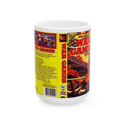WAR GAMES (VHS COVER) - White Coffee Mug 15oz - Go Mug Yourself