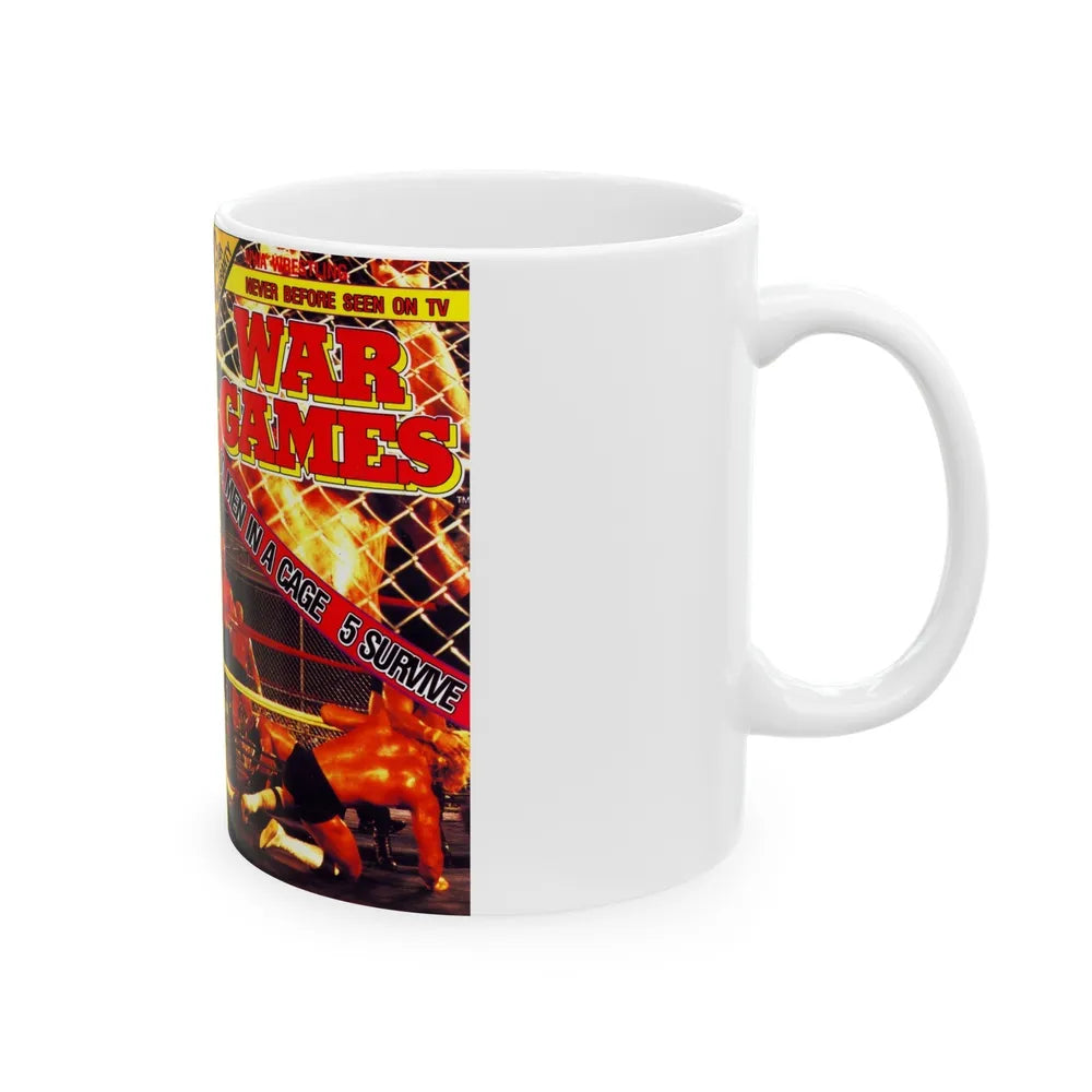 WAR GAMES (VHS COVER) - White Coffee Mug-Go Mug Yourself