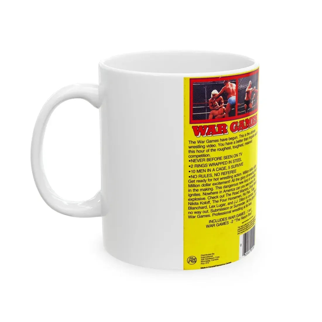 WAR GAMES (VHS COVER) - White Coffee Mug - Go Mug Yourself