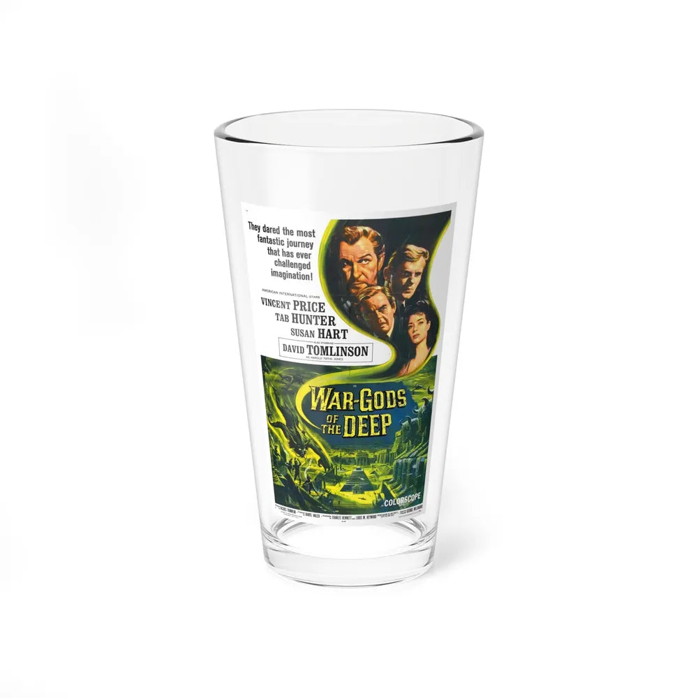 WAR-GODS OF THE DEEP 1965 Movie Poster - Pint Glass 16oz-16oz-Go Mug Yourself