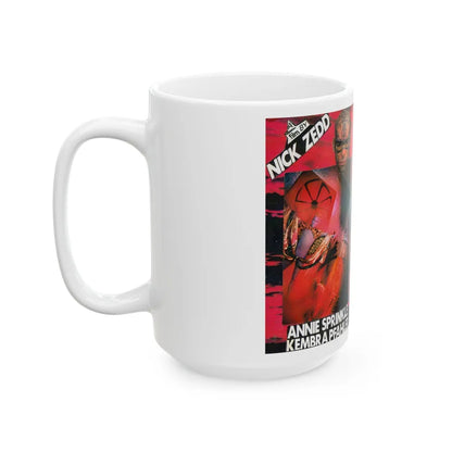 WAR IS MENSTRUAL ENVY (VHS COVER) - White Coffee Mug-Go Mug Yourself