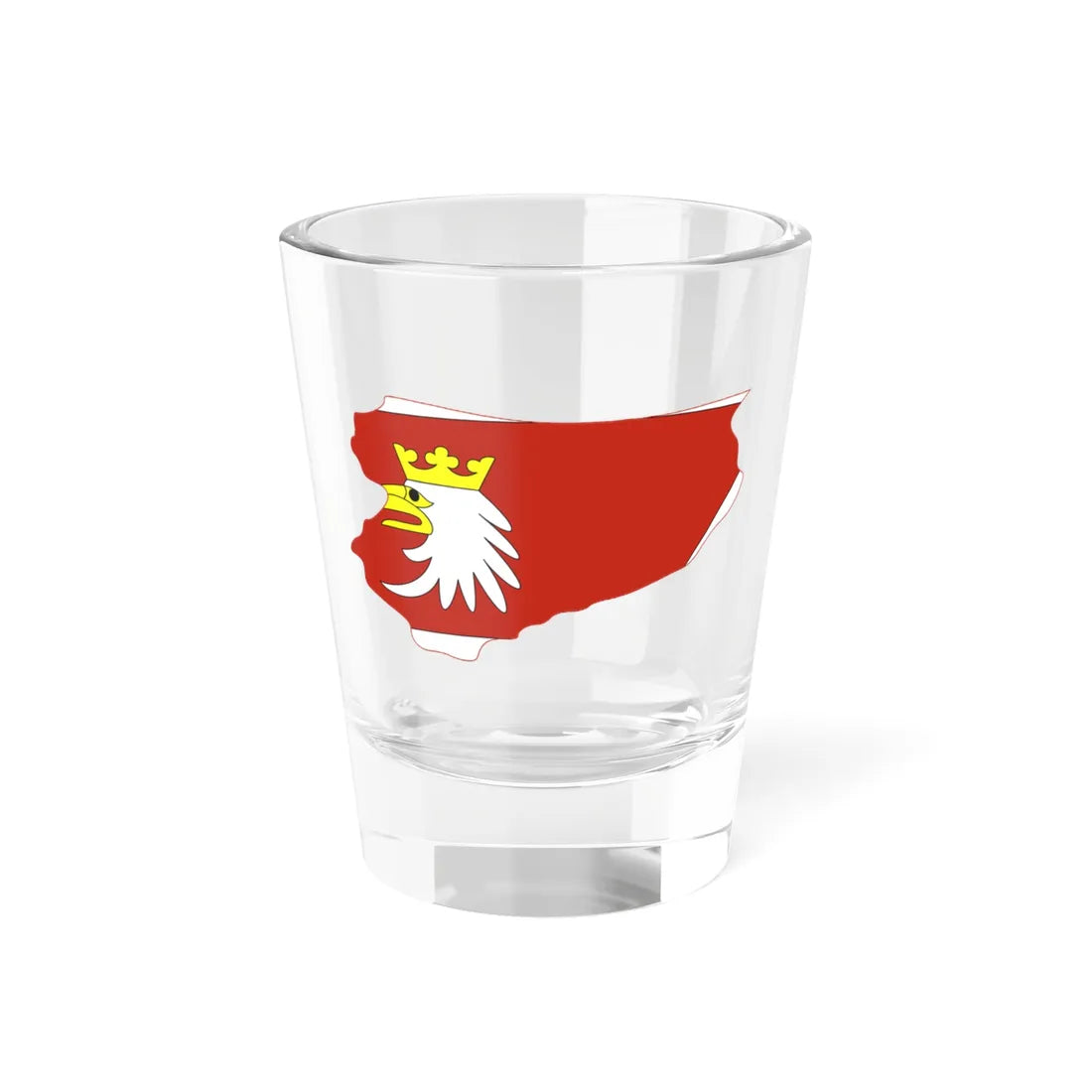 War-maz-geo-stub (Poland) Shot Glass 1.5oz 1.5oz - Go Mug Yourself