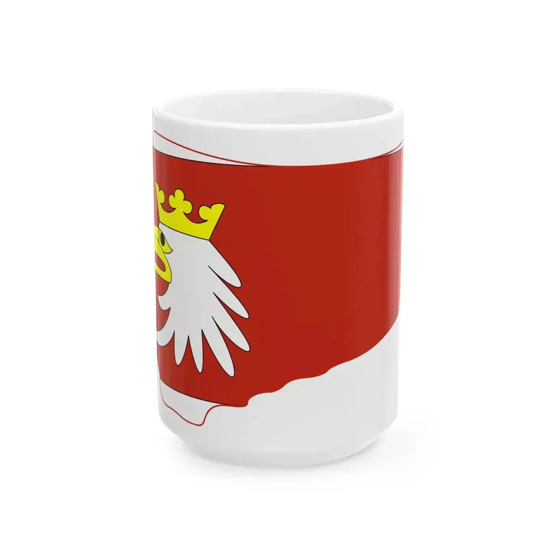 War-maz-geo-stub (Poland) White Coffee Mug 15oz - Go Mug Yourself