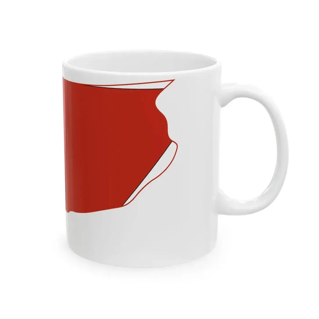 War-maz-geo-stub (Poland) White Coffee Mug - Go Mug Yourself