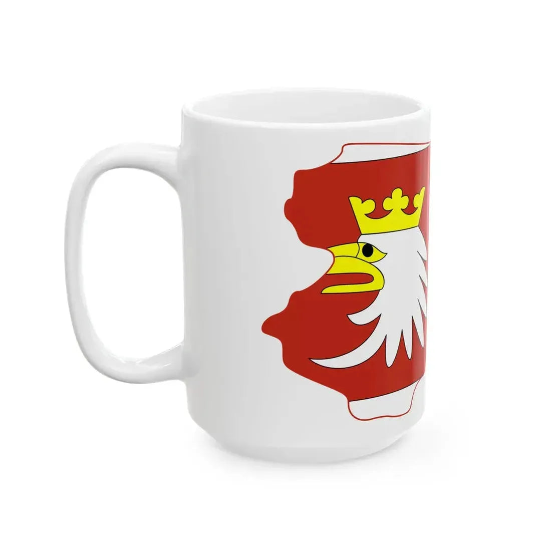 War-maz-geo-stub (Poland) White Coffee Mug - Go Mug Yourself