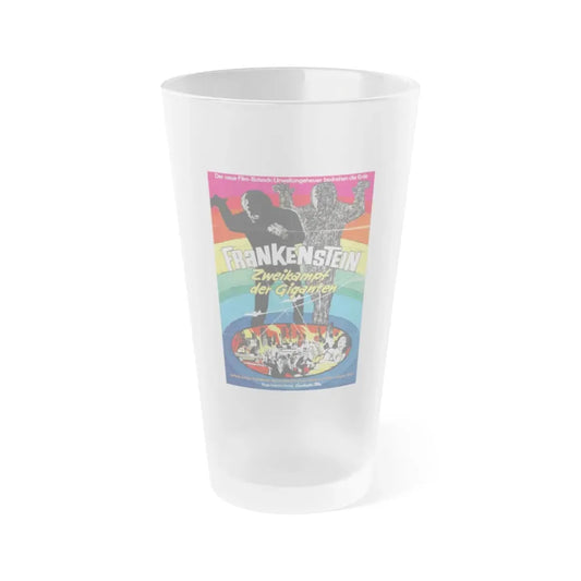 WAR OF THE GARGANTUAS 1966 Movie Poster - Frosted Pint Glass 16oz 16oz Frosted - Go Mug Yourself