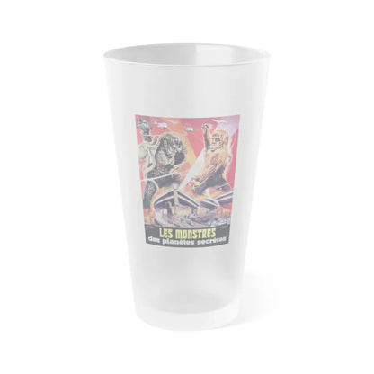 WAR OF THE GARGANTUAS (FRENCH) 1966 Movie Poster - Frosted Pint Glass 16oz 16oz Frosted - Go Mug Yourself