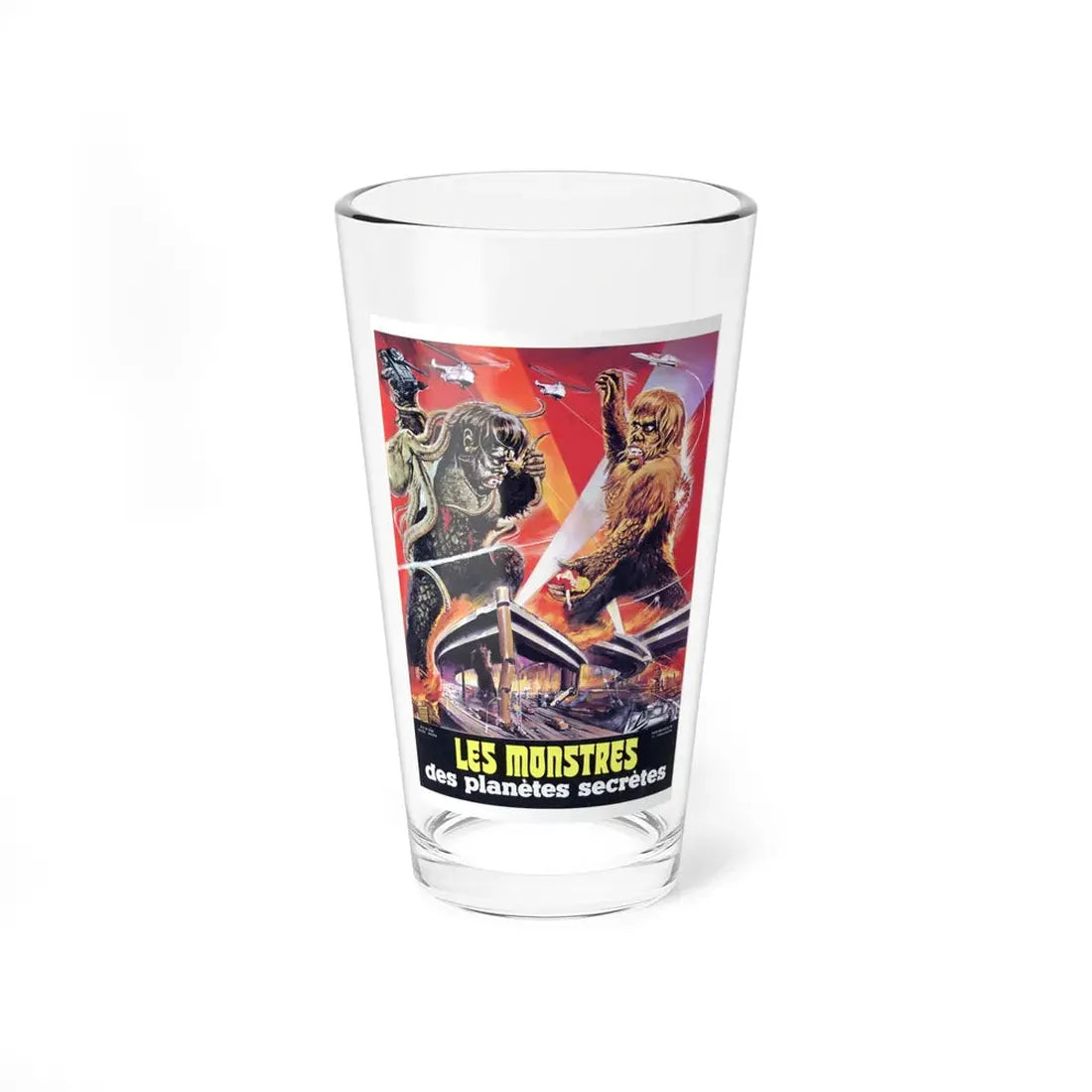 WAR OF THE GARGANTUAS (FRENCH) 1966 Movie Poster - Pint Glass 16oz 16oz - Go Mug Yourself