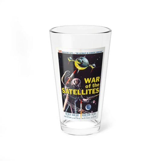 WAR OF THE SATELLITES 1958 Movie Poster - Pint Glass 16oz 16oz - Go Mug Yourself