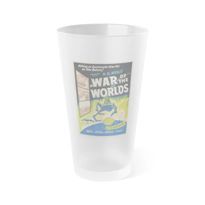 WAR OF THE WORLDS (2) 1953 Movie Poster - Frosted Pint Glass 16oz-16oz-Frosted-Go Mug Yourself