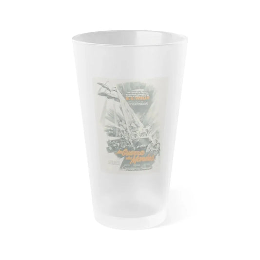 WAR OF THE WORLDS (FRENCH) 1953 Movie Poster - Frosted Pint Glass 16oz 16oz Frosted - Go Mug Yourself
