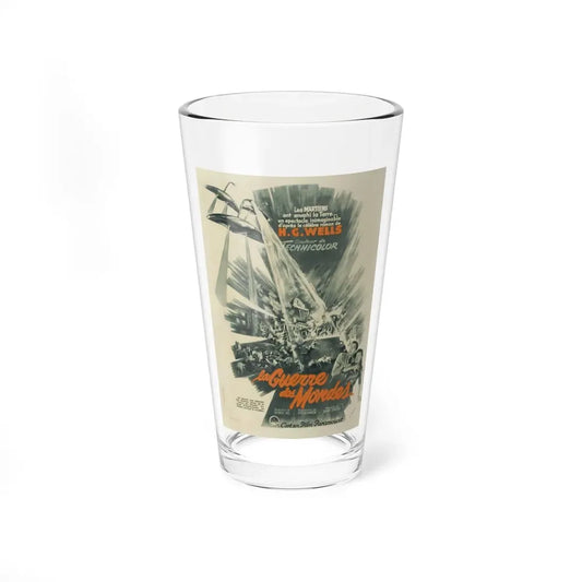 WAR OF THE WORLDS (FRENCH) 1953 Movie Poster - Pint Glass 16oz 16oz - Go Mug Yourself