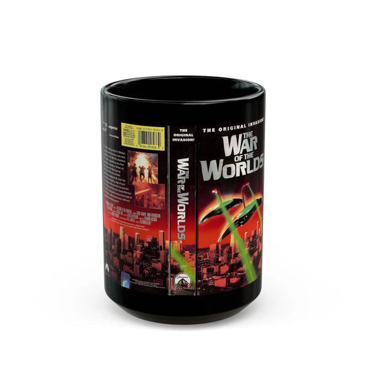 WAR OF THE WORLDS (VHS COVER) - Black Coffee Mug-15oz-Go Mug Yourself