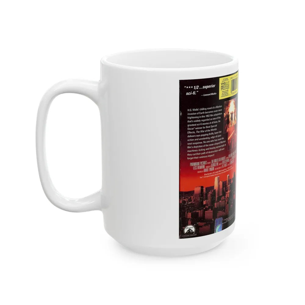 WAR OF THE WORLDS (VHS COVER) - White Coffee Mug-Go Mug Yourself