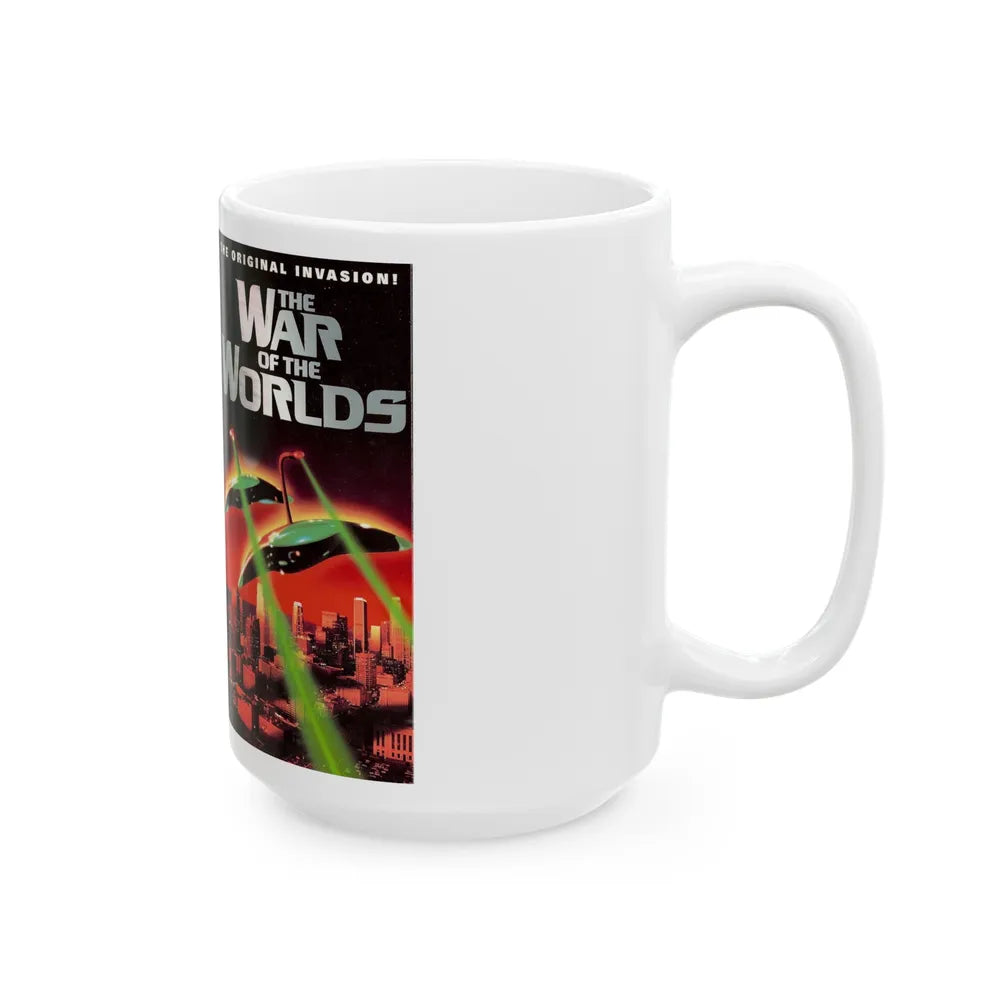 WAR OF THE WORLDS (VHS COVER) - White Coffee Mug-Go Mug Yourself