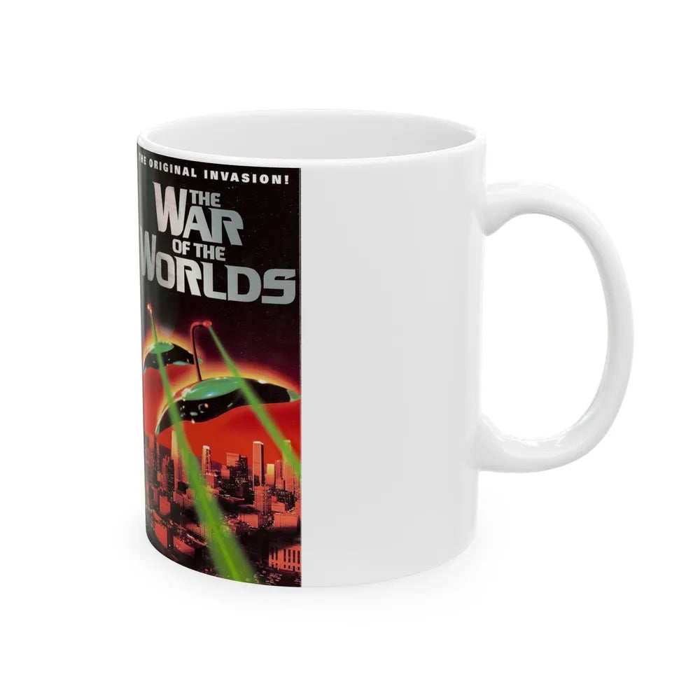 WAR OF THE WORLDS (VHS COVER) - White Coffee Mug-Go Mug Yourself