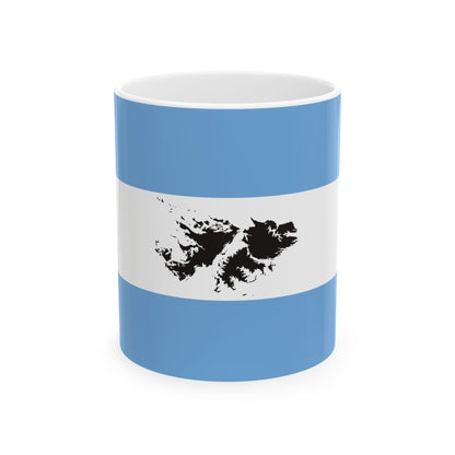 War Veterans Flag (Argentina) White Coffee Mug-11oz-Go Mug Yourself