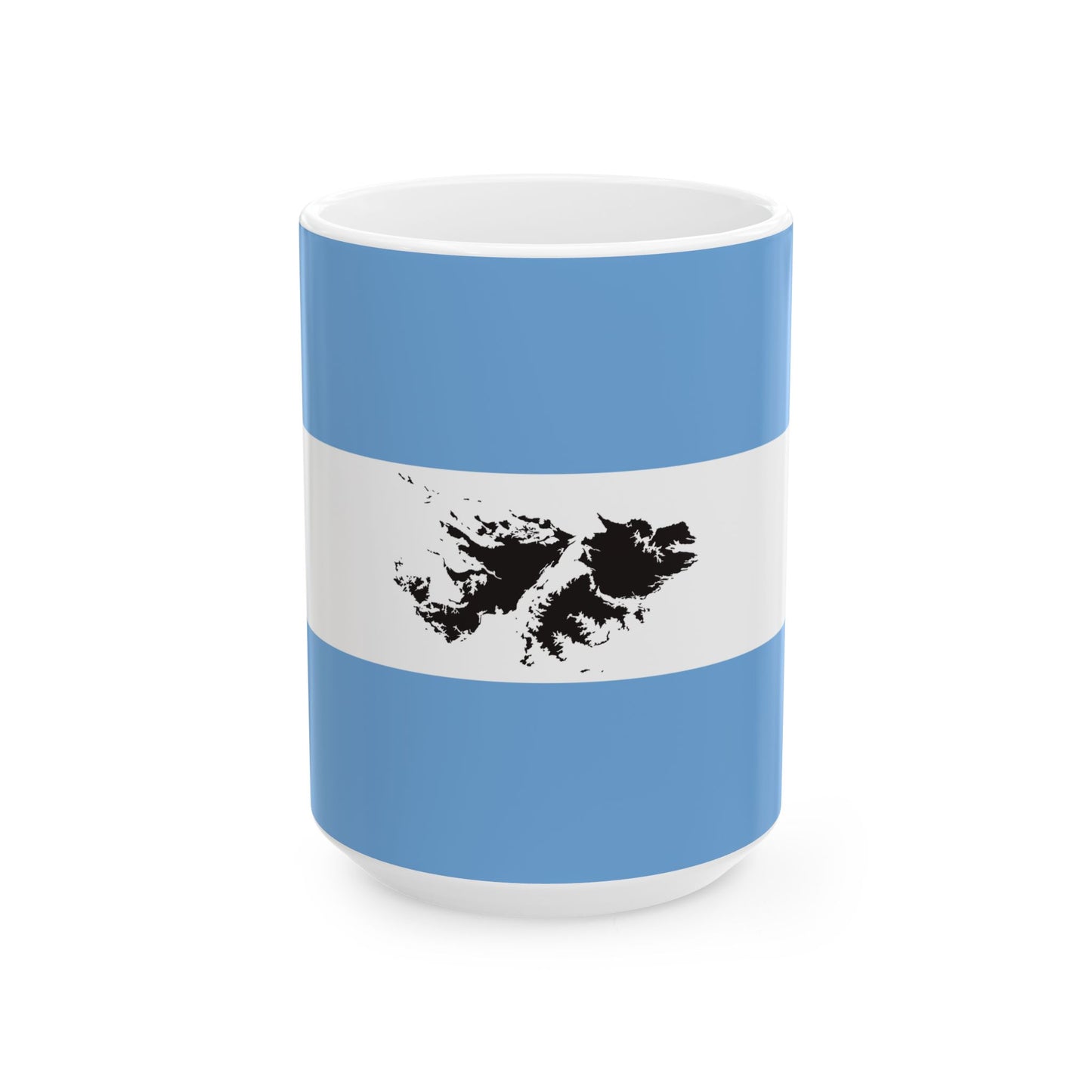 War Veterans Flag (Argentina) White Coffee Mug-15oz-Go Mug Yourself