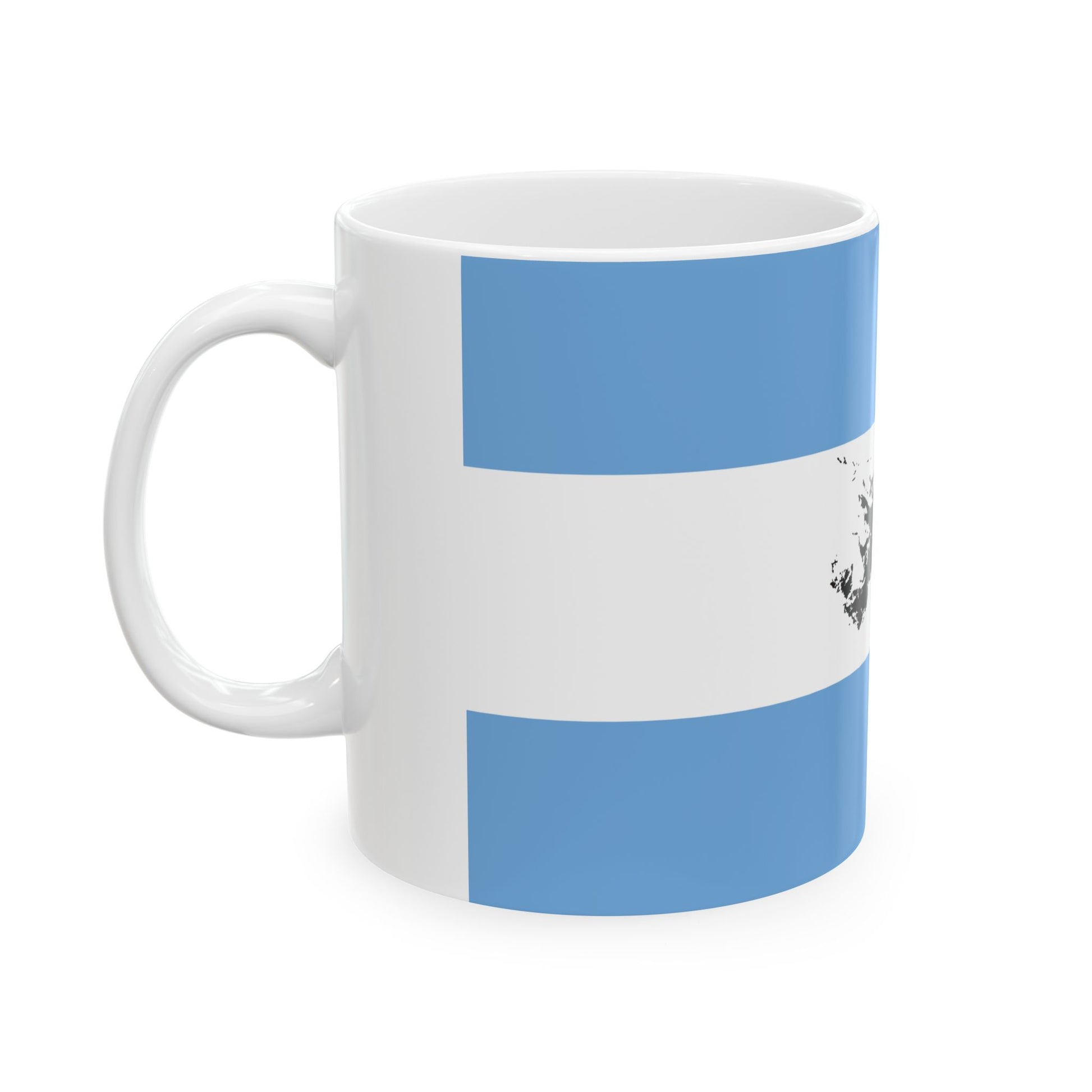 War Veterans Flag (Argentina) White Coffee Mug-Go Mug Yourself