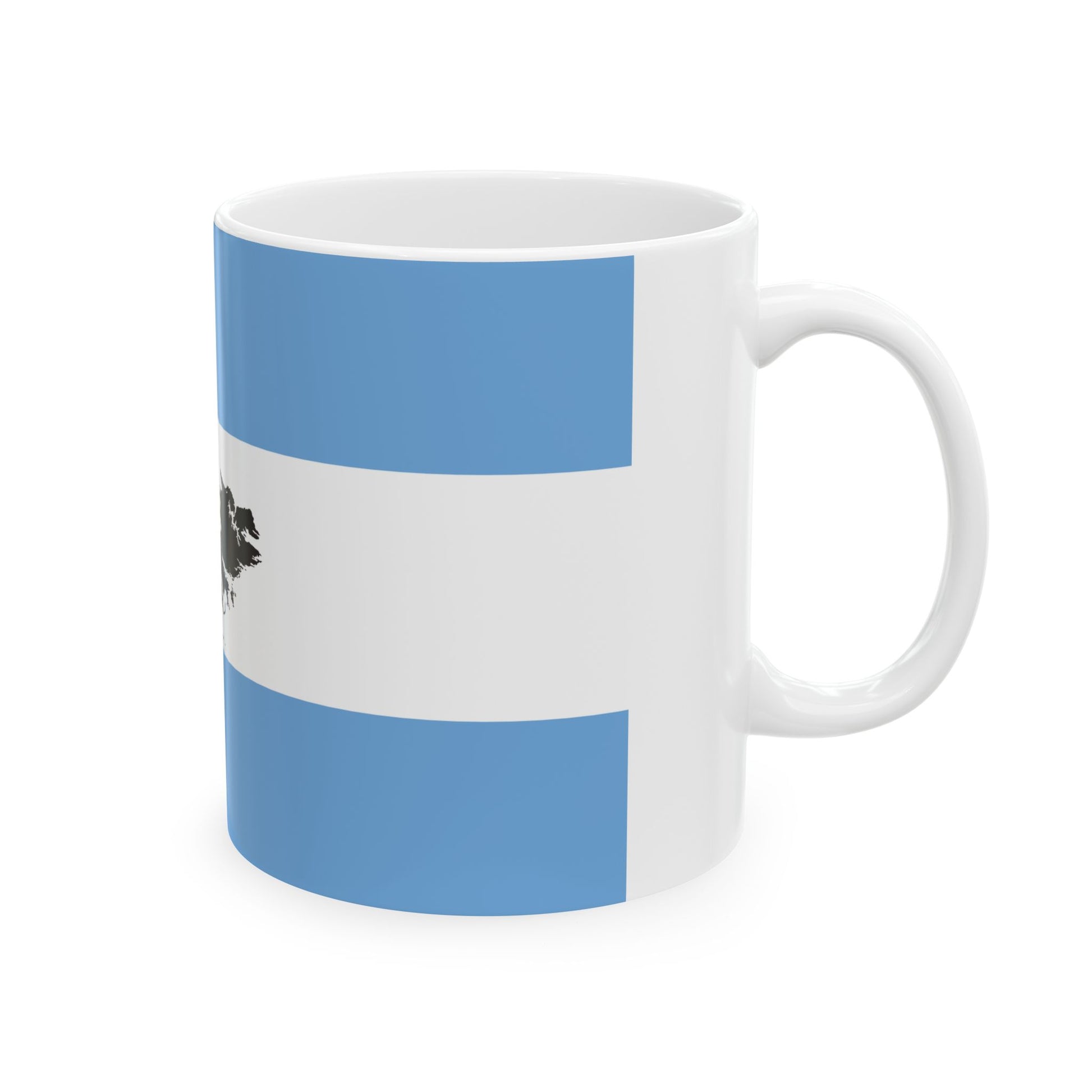 War Veterans Flag (Argentina) White Coffee Mug-Go Mug Yourself