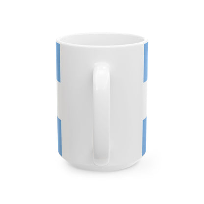 War Veterans Flag (Argentina) White Coffee Mug-Go Mug Yourself