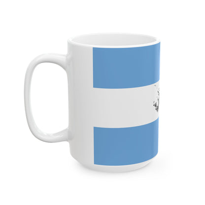 War Veterans Flag (Argentina) White Coffee Mug-Go Mug Yourself