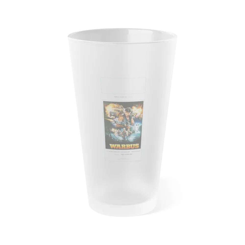 WARBUS 1985 Movie Poster - Frosted Pint Glass 16oz-16oz-Frosted-Go Mug Yourself