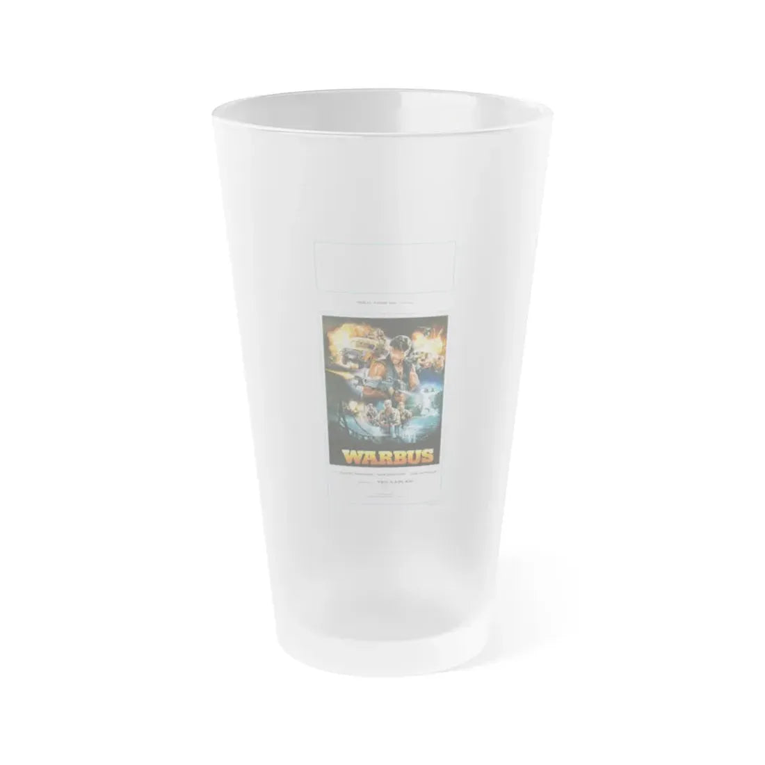 WARBUS 1985 Movie Poster - Frosted Pint Glass 16oz 16oz Frosted - Go Mug Yourself