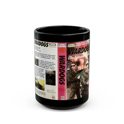 WARDOGS THE ASSASSINATION TEAM (VHS COVER) - Black Coffee Mug 15oz - Go Mug Yourself