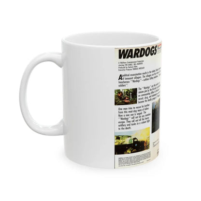 WARDOGS THE ASSASSINATION TEAM (VHS COVER) - White Coffee Mug-Go Mug Yourself