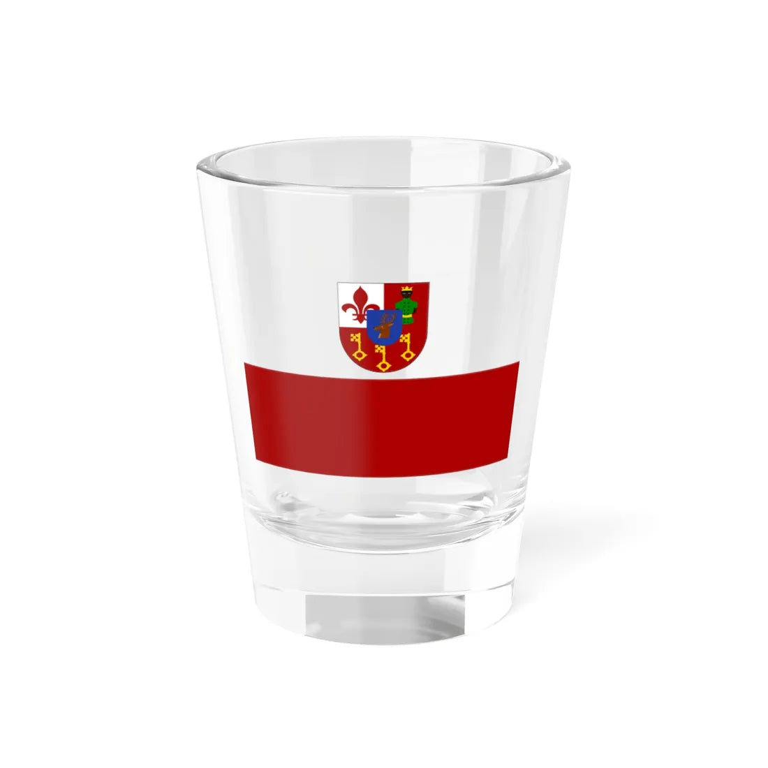 Waregem vlag (Belgium) Shot Glass 1.5oz 1.5oz - Go Mug Yourself