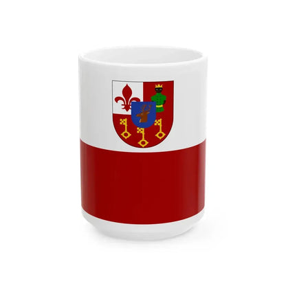 Waregem vlag (Belgium) White Coffee Mug 15oz - Go Mug Yourself