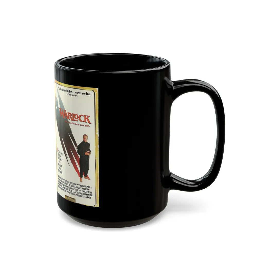 WARLOCK (VHS COVER) - Black Coffee Mug-Go Mug Yourself