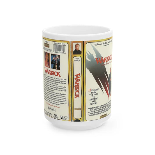 WARLOCK (VHS COVER) - White Coffee Mug-15oz-Go Mug Yourself