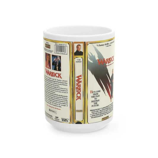 WARLOCK (VHS COVER) - White Coffee Mug 15oz - Go Mug Yourself
