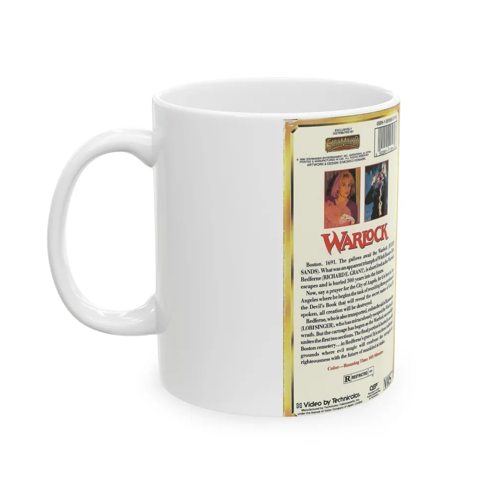 WARLOCK (VHS COVER) - White Coffee Mug-Go Mug Yourself