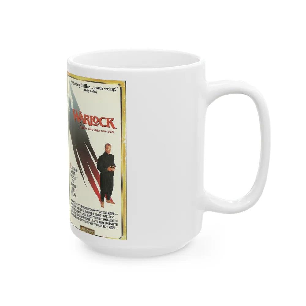 WARLOCK (VHS COVER) - White Coffee Mug-Go Mug Yourself