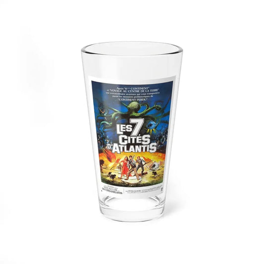 WARLORDS OF ATLANTIS (FRENCH) 1978 Movie Poster - Pint Glass 16oz 16oz - Go Mug Yourself