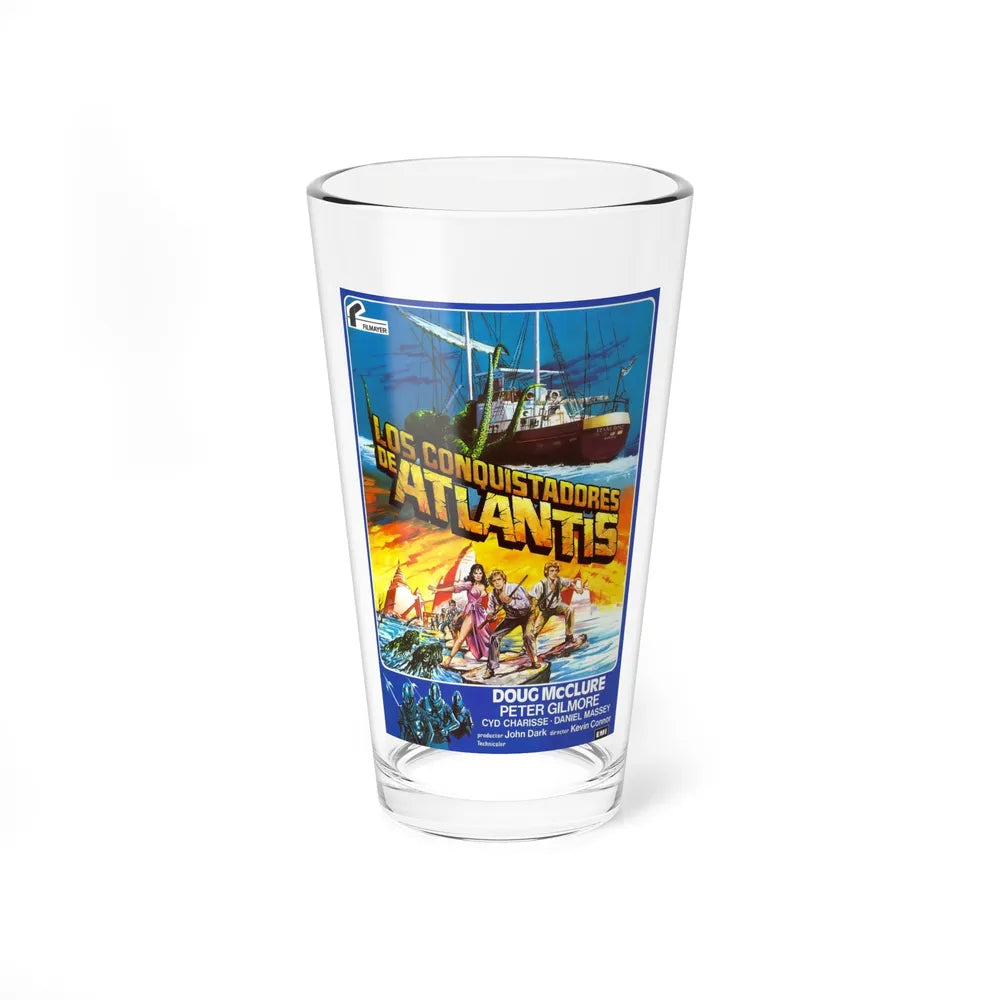 WARLORDS OF ATLANTIS (SPANISH) 1978 Movie Poster - Pint Glass 16oz-16oz-Go Mug Yourself