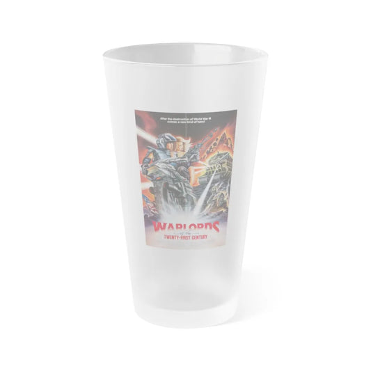 WARLORDS OF THE 21ST CENTURY (BATTLETRUCK) 1982 Movie Poster - Frosted Pint Glass 16oz-16oz-Frosted-Go Mug Yourself