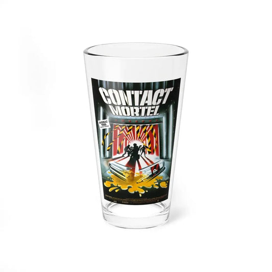 WARNING SIGN (FRENCH) 1985 Movie Poster - Pint Glass 16oz 16oz - Go Mug Yourself
