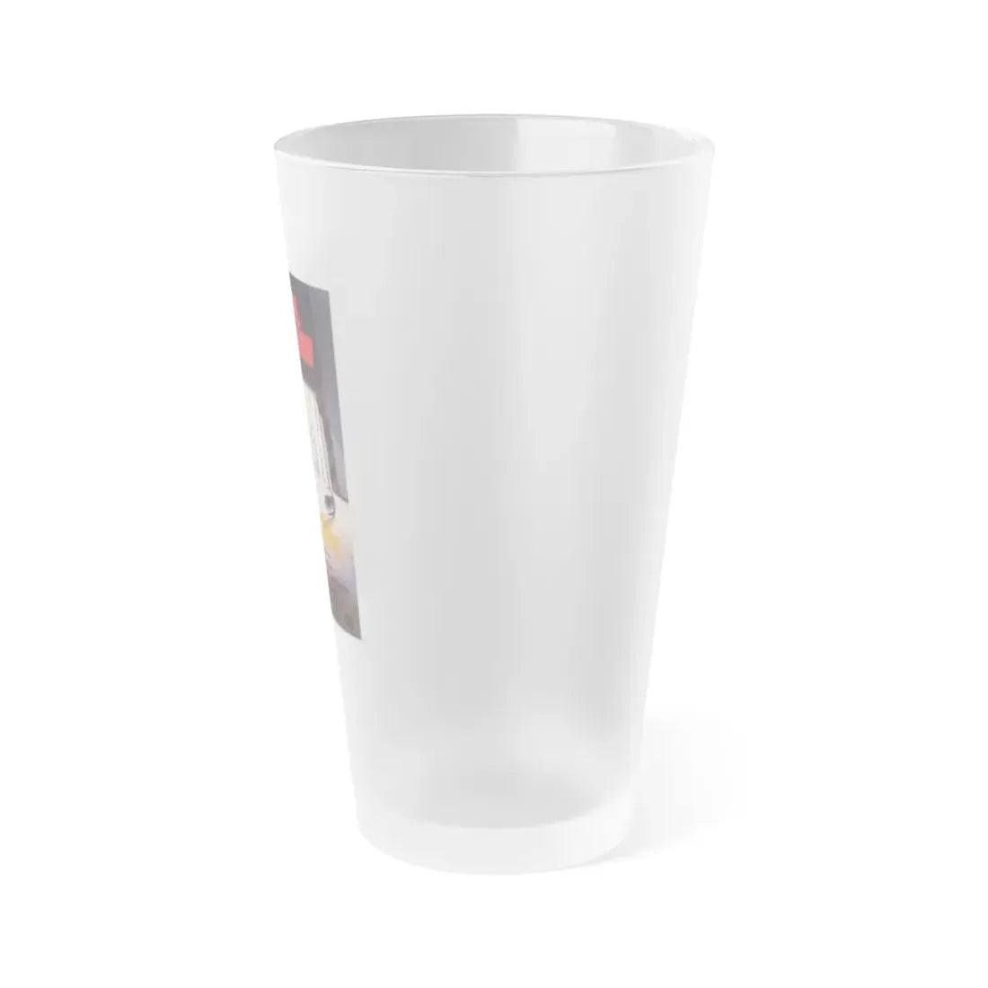 WARNING SIGN (SPANISH) 1985 Movie Poster - Frosted Pint Glass 16oz - Go Mug Yourself