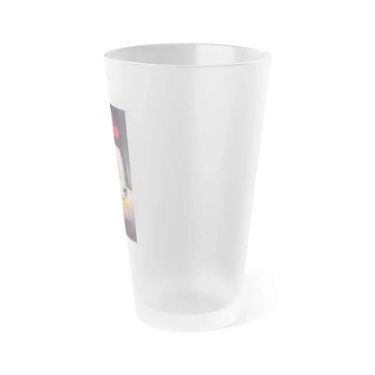 WARNING SIGN (SPANISH) 1985 Movie Poster - Frosted Pint Glass 16oz - Go Mug Yourself