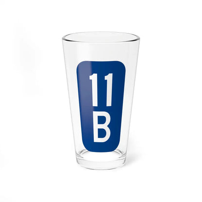 Warren County 11B NY tab (New York) (Road Sign) Pint Glass 16oz 16oz - Go Mug Yourself