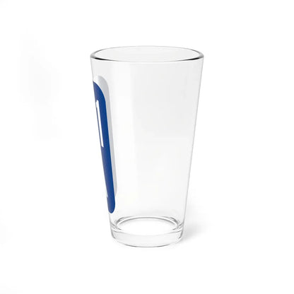 Warren County 21A NY tab (New York) (Road Sign) Pint Glass 16oz - Go Mug Yourself