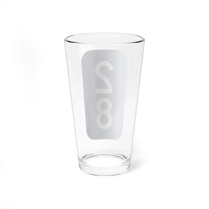 Warren County 28 NY tab (New York) (Road Sign) Pint Glass 16oz - Go Mug Yourself